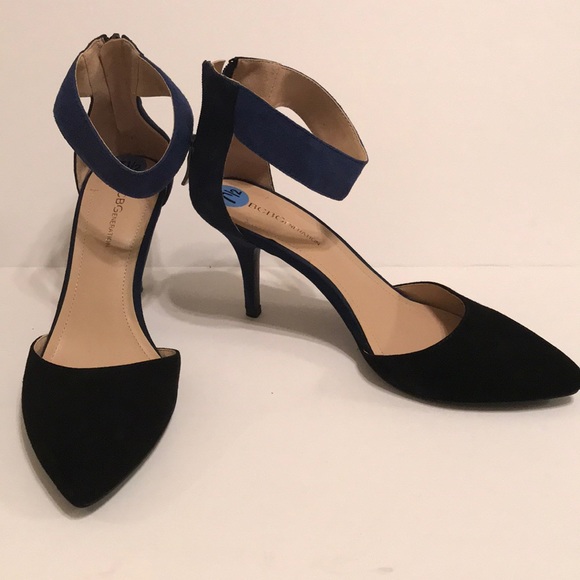 BCBGENERATION Black/Navy/Royal Blue Heels - Picture 2 of 6